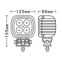 CREE heavy duty led verstraler 40watt 40W